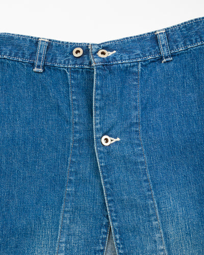 OrSlow Denim Overlap Skirt - Denim Used - Standard & Strange