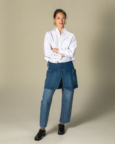 OrSlow Denim Overlap Skirt - Denim Used - Standard & Strange
