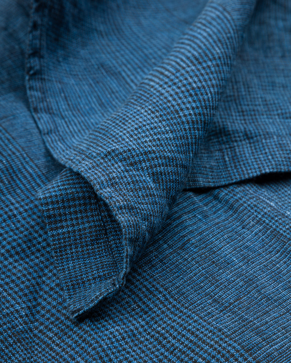 OrSlow Shop Coat (Unisex) - Indigo Check - Standard & Strange