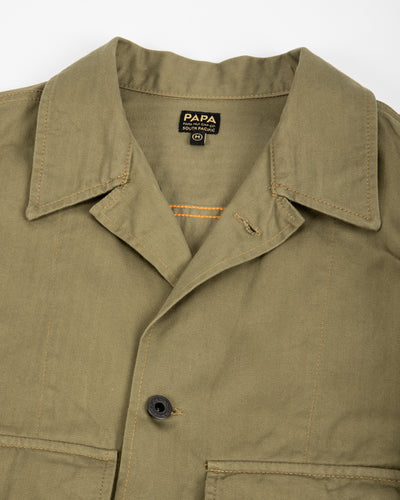 Papa Nui Beach Combat Jacket - Olive Drab - Standard & Strange