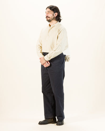 Prequel Stand-up Collar Shirt - Beige - Standard & Strange
