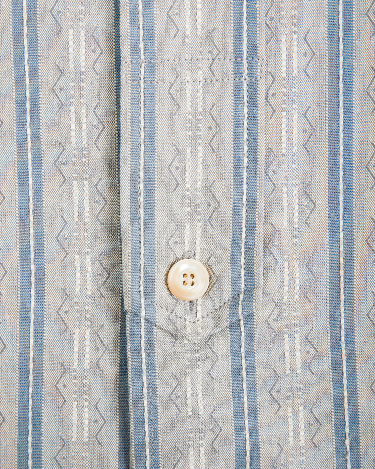 Prequel Striped Work Shirt - Grey - Standard & Strange