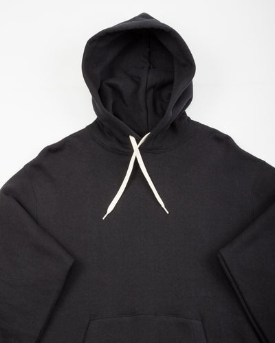 The Real McCoy's 10 oz Loopwheel Hooded Sweatshirt - Black - Standard & Strange