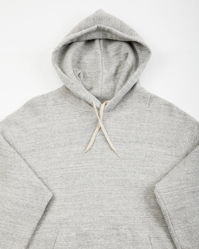 The Real McCoy's 10 oz Loopwheel Hooded Sweatshirt - Gray - Standard & Strange