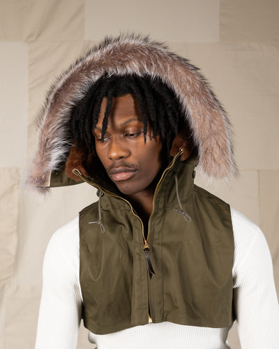The Real McCoy's AL-1 / HOOD, PARKA - Olive - Standard & Strange