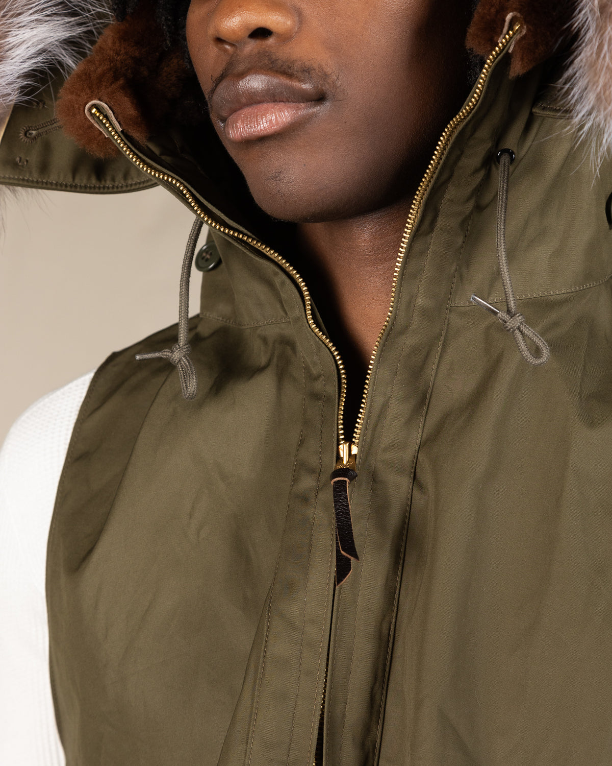 The Real McCoy's AL-1 / HOOD, PARKA - Olive - Standard & Strange