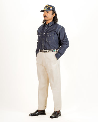 The Real McCoy's Denim Western Shirt / Ridge Slant - Standard & Strange