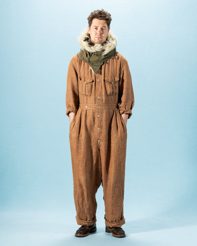 The Real McCoy's Hood, Winter, w/Synthetic Fur Ruff - Olive - Standard & Strange