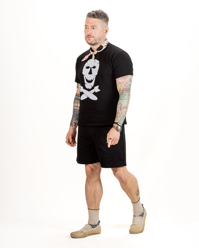 The Real McCoy's Jersey Gym Shorts - Black - Standard & Strange