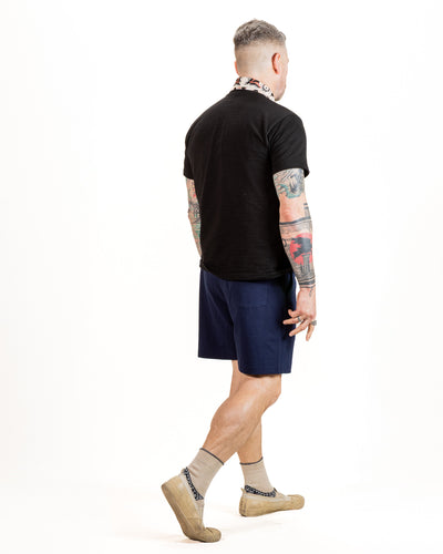 The Real McCoy's Jersey Gym Shorts - Navy - Standard & Strange