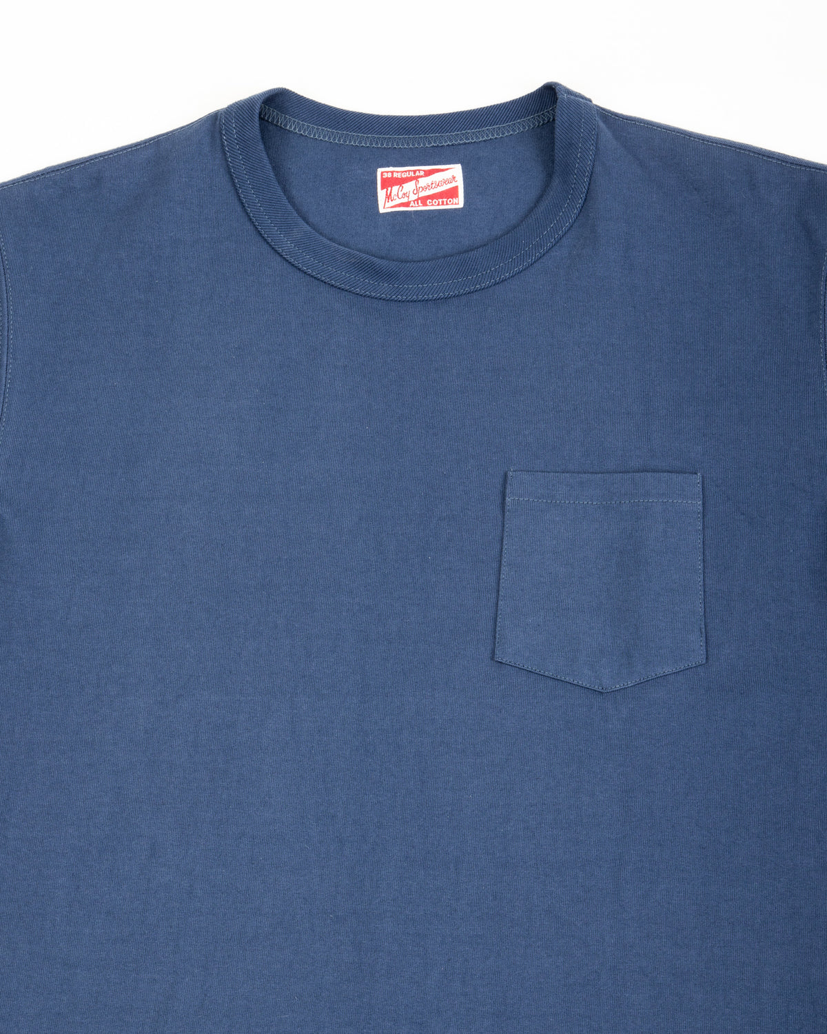 The Real McCoy's Joe McCoy Pocket Tee - Marine Blue - Standard & Strange