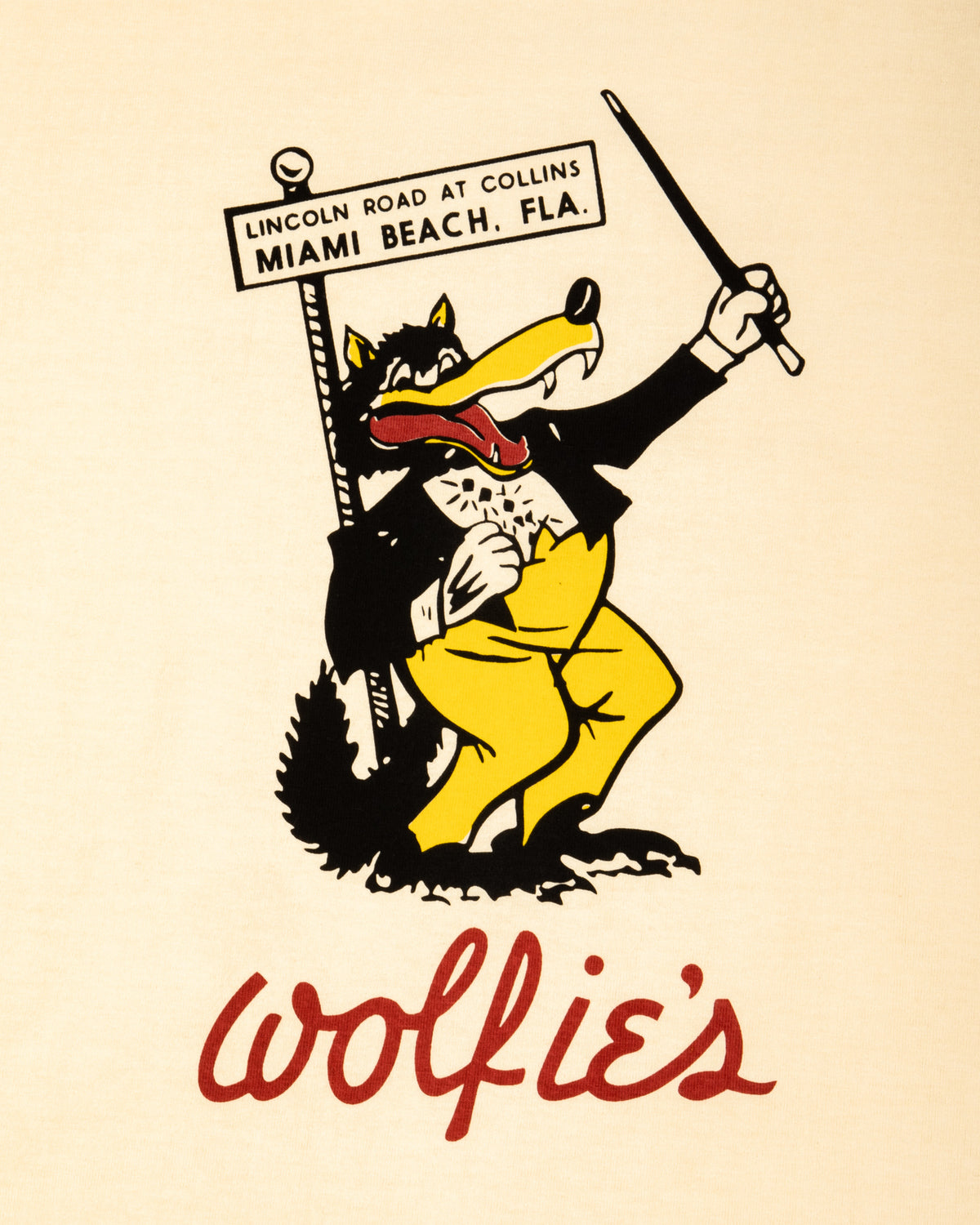 The Real McCoy's Joe McCoy Tee / Wolfie's - Ecru - Standard & Strange