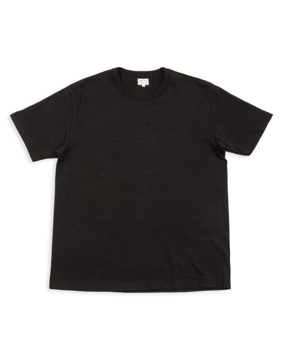 The Real McCoy's Athletic T-Shirt / Loop-Wheel - Black - Standard & Strange