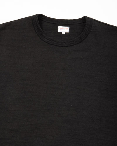 The Real McCoy's Athletic T-Shirt / Loop-Wheel - Black - Standard & Strange