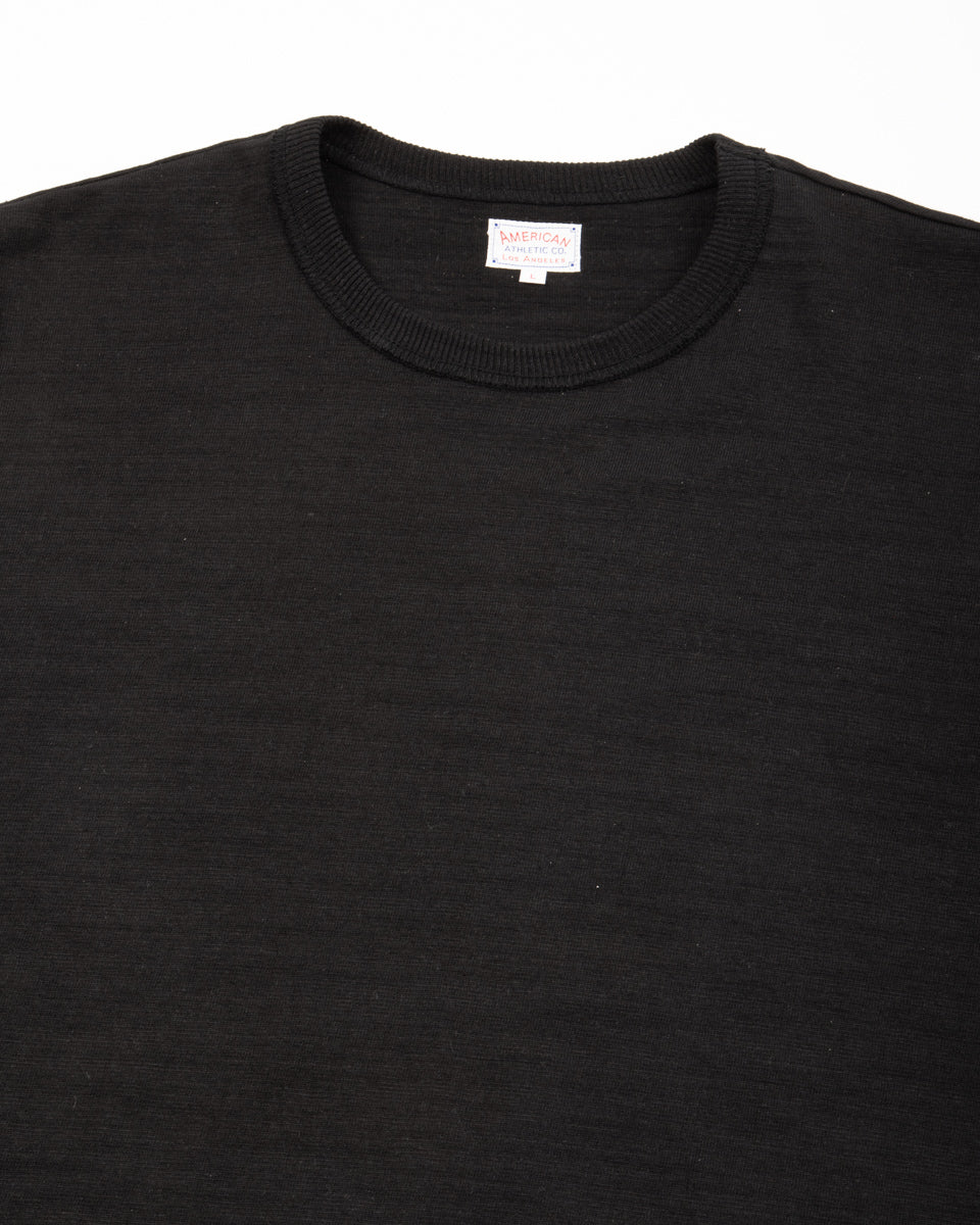 The Real McCoy's Athletic T-Shirt / Loop-Wheel - Black - Standard & Strange