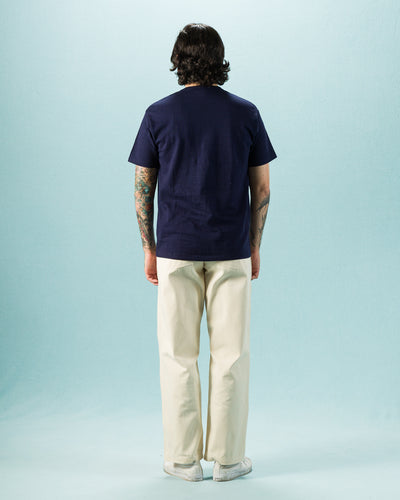 The Real McCoy's Athletic T-Shirt / Loop-Wheel - Navy - Standard & Strange