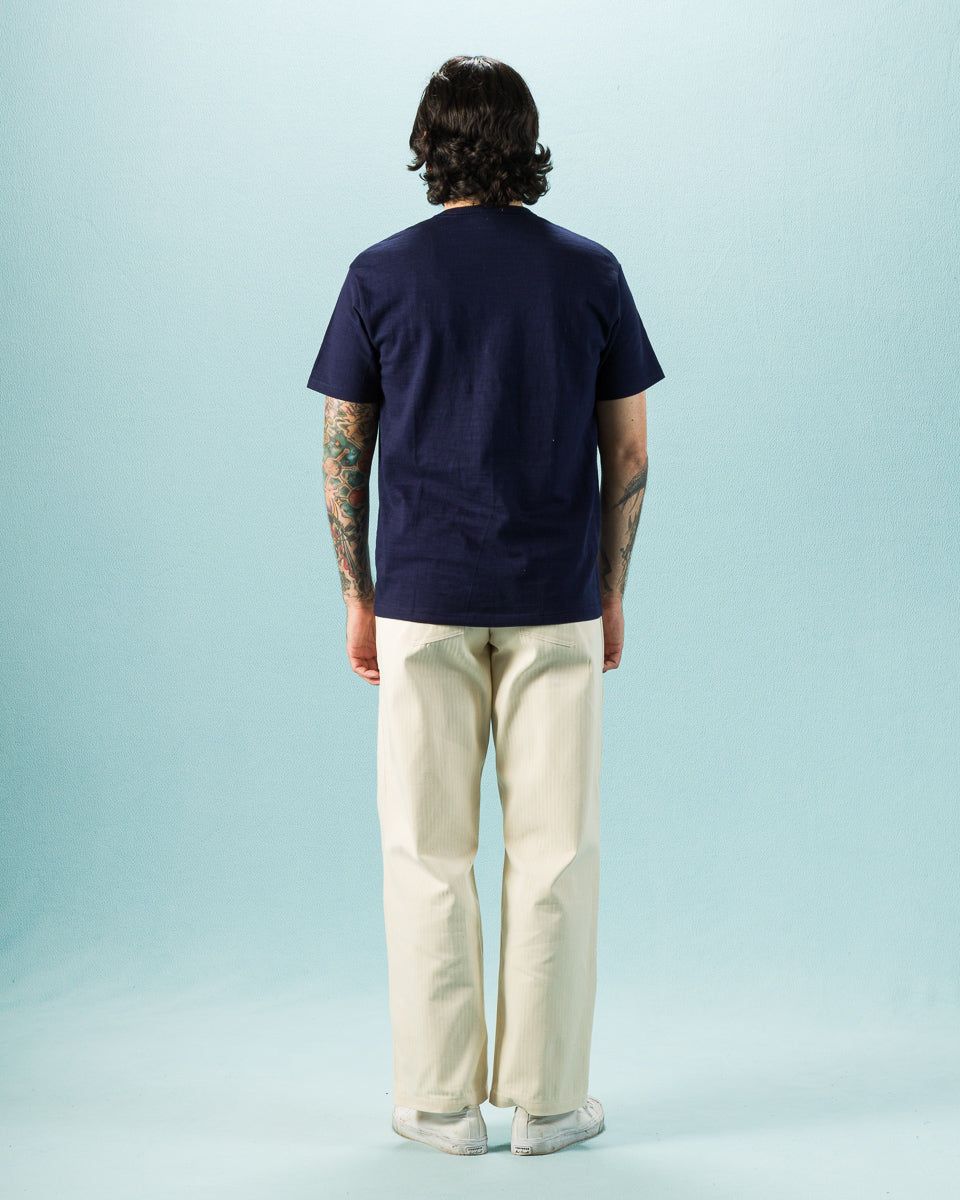 The Real McCoy's Athletic T-Shirt / Loop-Wheel - Navy - Standard & Strange
