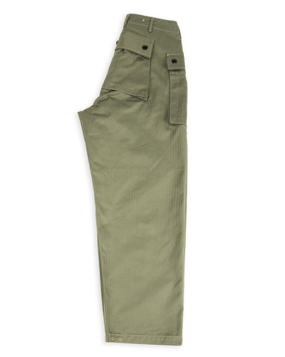 The Real McCoy's P-44 Utility Trousers - Sage Green - Standard & Strange