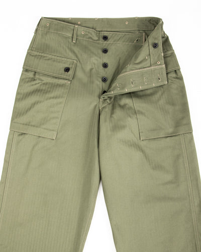 The Real McCoy's P-44 Utility Trousers - Sage Green - Standard & Strange