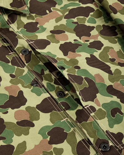 The Real McCoy's P1944 Reversible Frogskin Camouflage Coat - Green - Standard & Strange