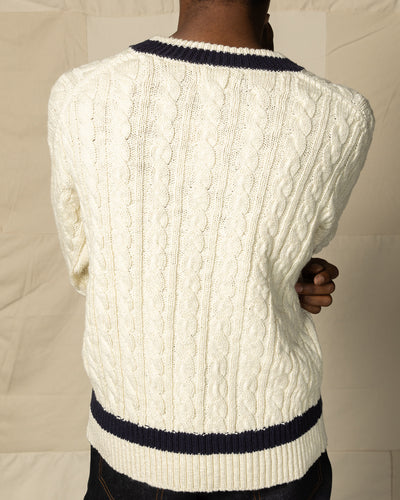The Real McCoy's Tilden Knit Sweater - Milk - Standard & Strange