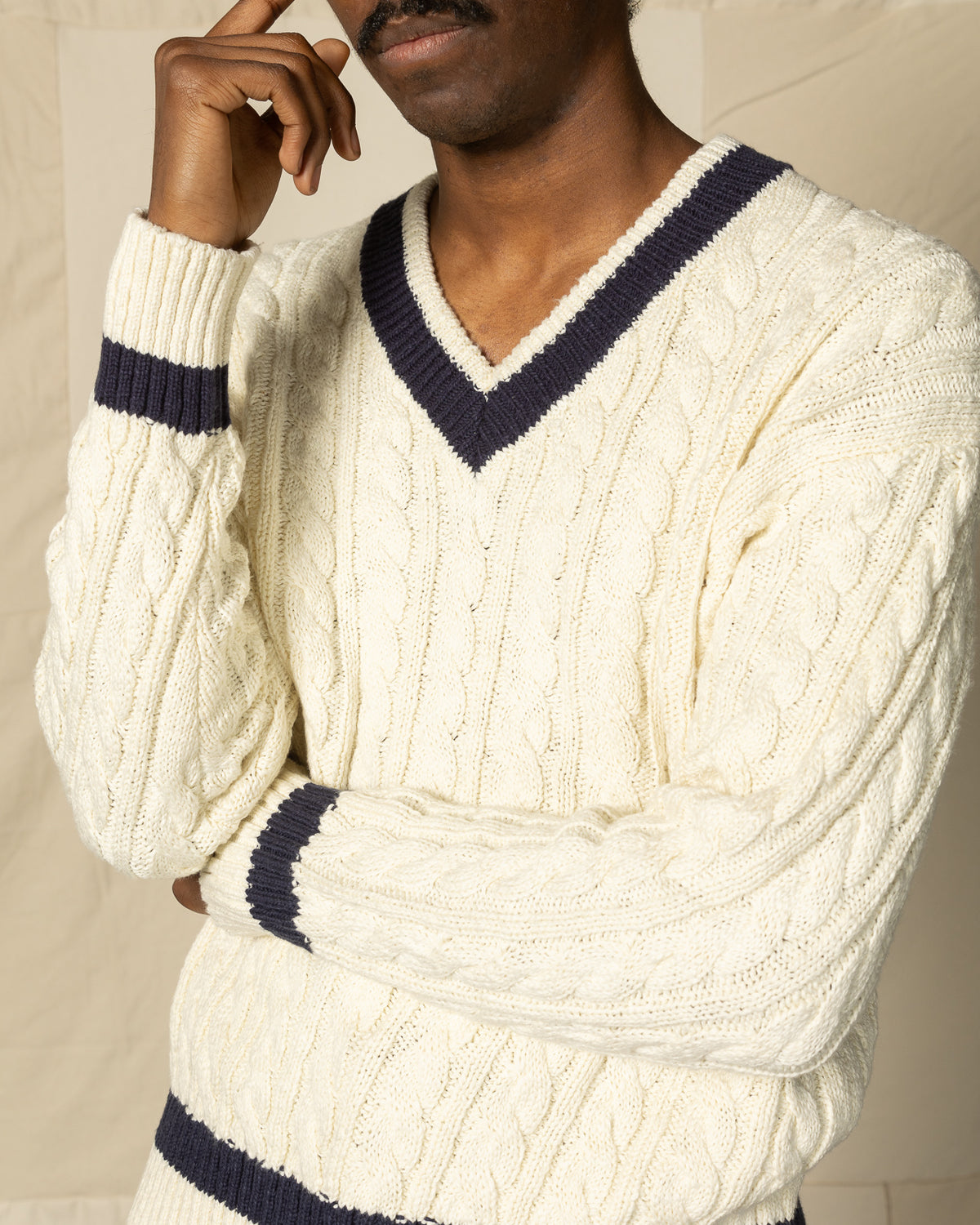 The Real McCoy's Tilden Knit Sweater - Milk - Standard & Strange