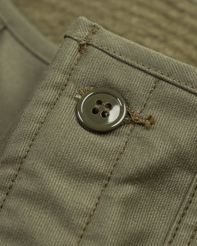 The Real McCoy's U.S.N. A-2 Deck Trousers - Olive - Standard & Strange