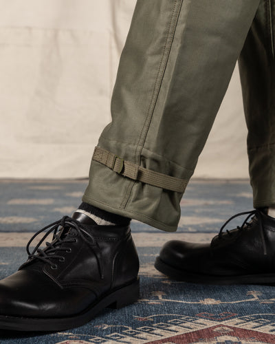 The Real McCoy's U.S.N. A-2 Deck Trousers - Olive - Standard & Strange