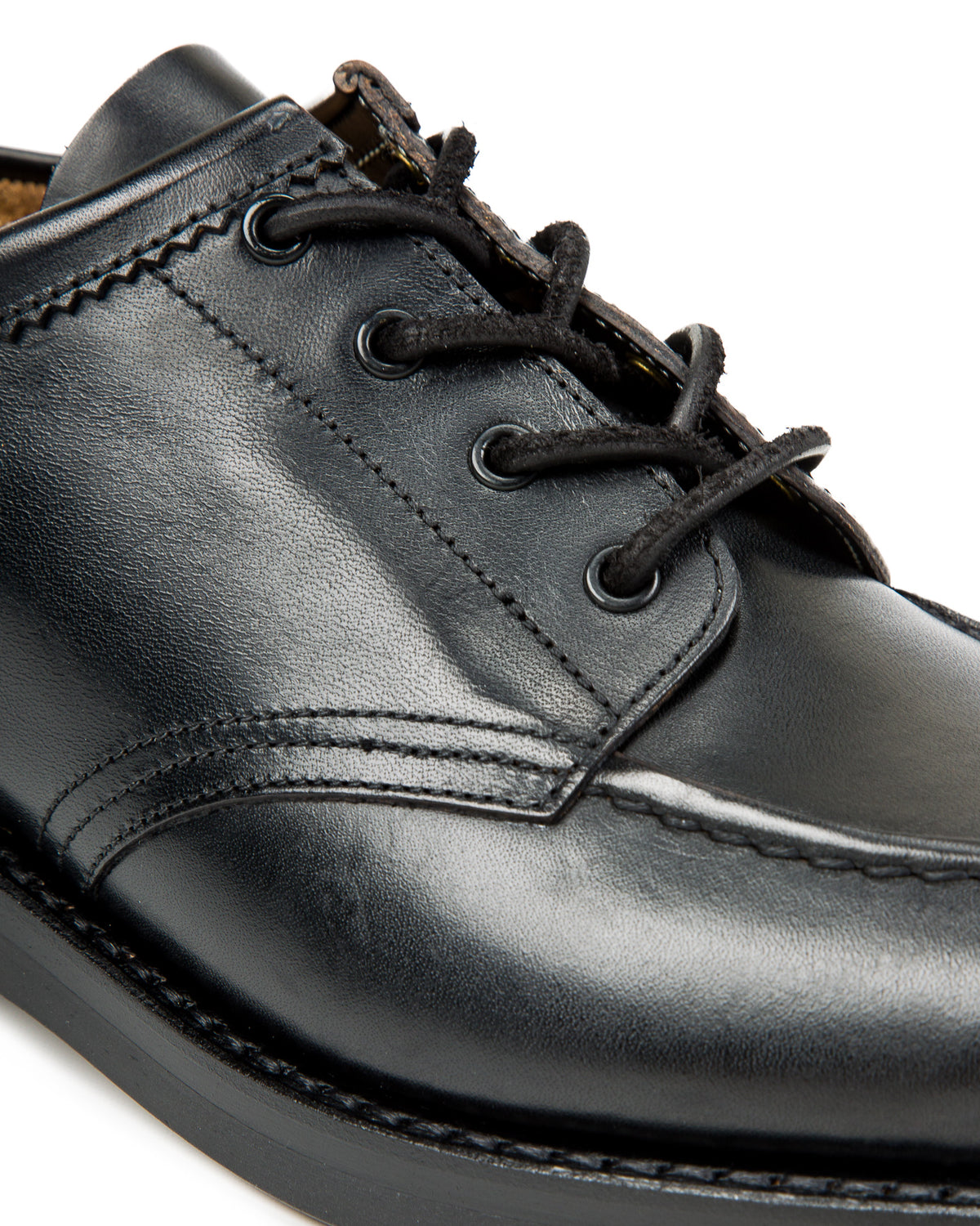 Rolling Dub Trio Coupen Low Moc - All Black Horsehide - Standard & Strange