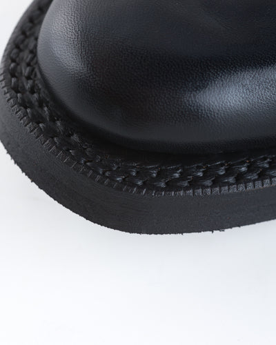Rolling Dub Trio Loro Side Zip - Horsebutt Black Flame Embroidery - Standard & Strange