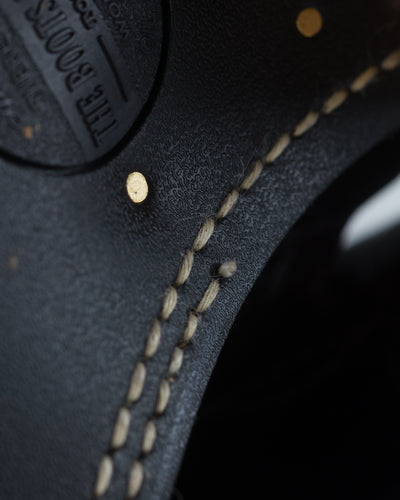 Rolling Dub Trio Loro Side Zip - Horsebutt Black Flame Embroidery - Standard & Strange