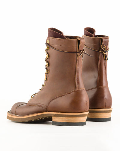Rolling Dub Trio Roots 8.5" Boot - Brown Horsebutt - Standard & Strange