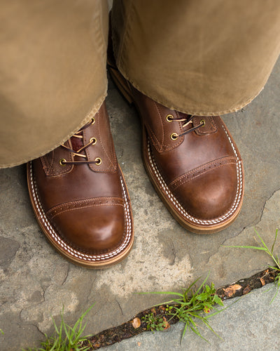 Rolling Dub Trio Roots 8.5" Boot - Brown Horsebutt - Standard & Strange