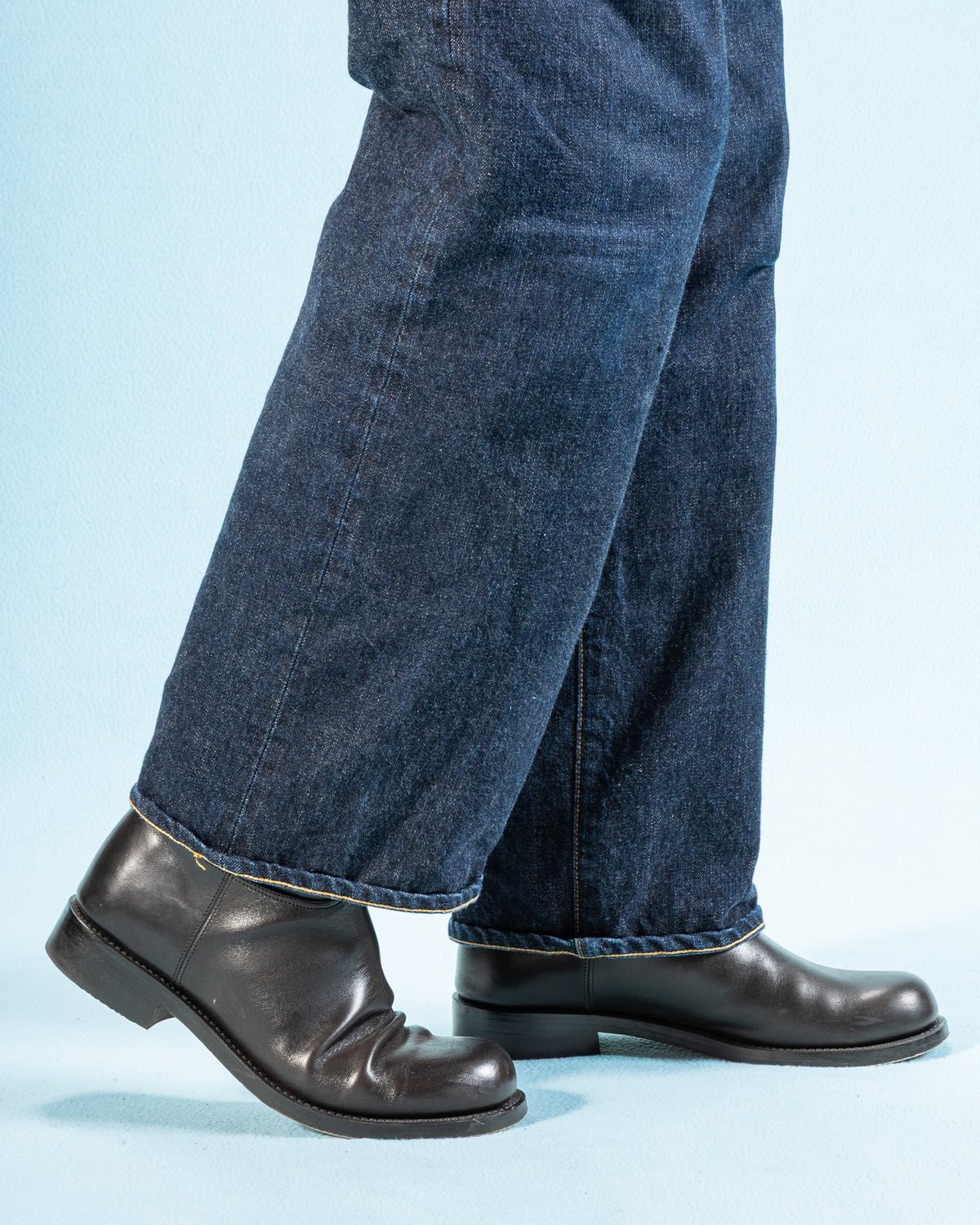 Rolling Dub Trio Rottweiler Riding Boots - All Black Horsehide - Standard & Strange