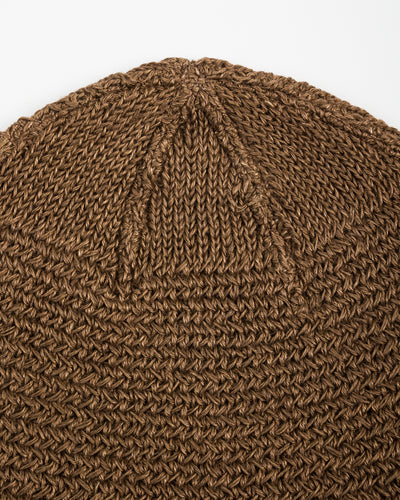 Standard & Strange Linen Watch Cap - Brown - Standard & Strange
