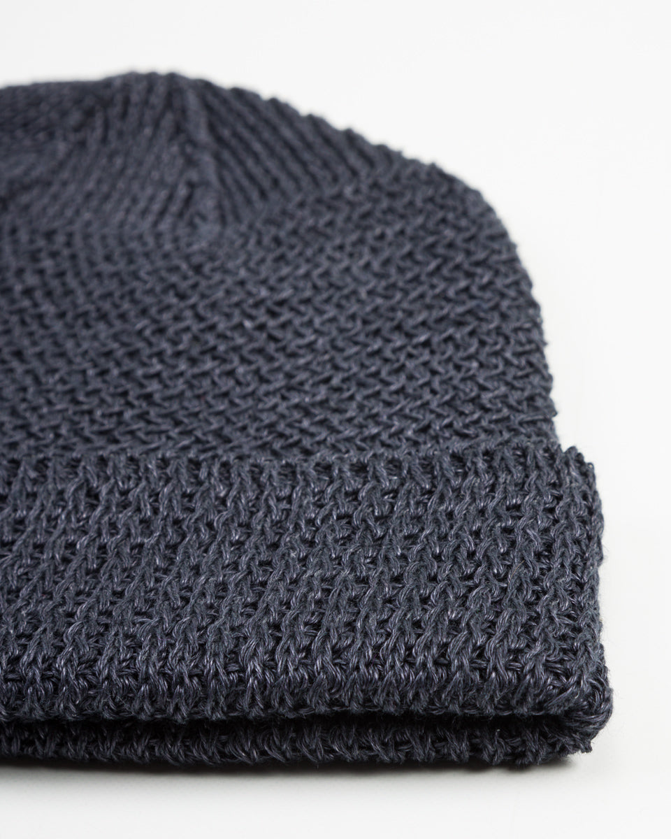 Standard & Strange Linen Watch Cap - Charcoal - Standard & Strange