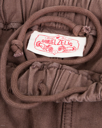 Samuel Zelig Film Pant - Faded Brown - Standard & Strange