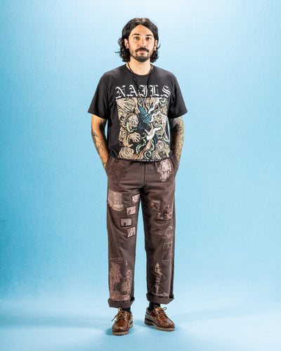 Samuel Zelig Film Pant - Faded Brown - Standard & Strange