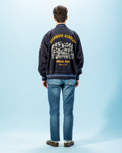 Samuel Zelig Varsity Jacket - Navy - Standard & Strange