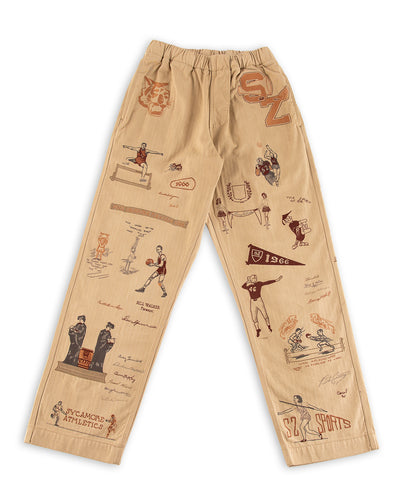 Samuel Zelig Yearbook Pant - Smoke Taupe - Standard & Strange