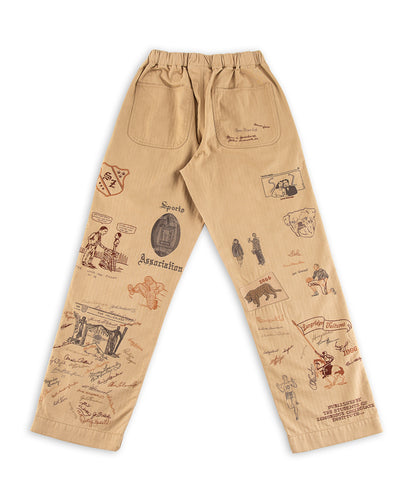 Samuel Zelig Yearbook Pant - Smoke Taupe - Standard & Strange