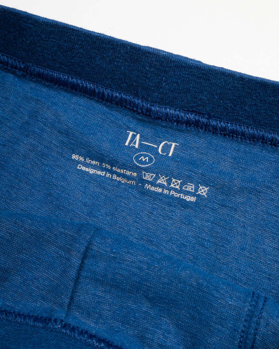 TA-CT Cervin Boxer Briefs - Indigo Linen Jersey - Standard & Strange