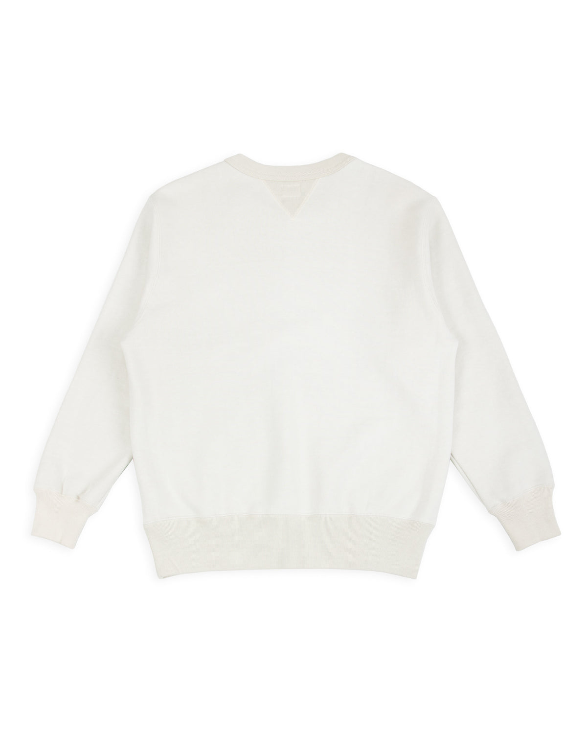 The Real McCoy's 10 oz Loopwheel Crewneck Sweatshirt - Milk - Standard & Strange