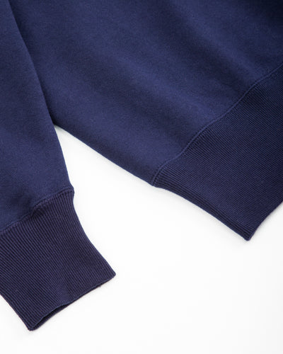 The Real McCoy's 10 oz Loopwheel Crewneck Sweatshirt - Navy - Standard & Strange