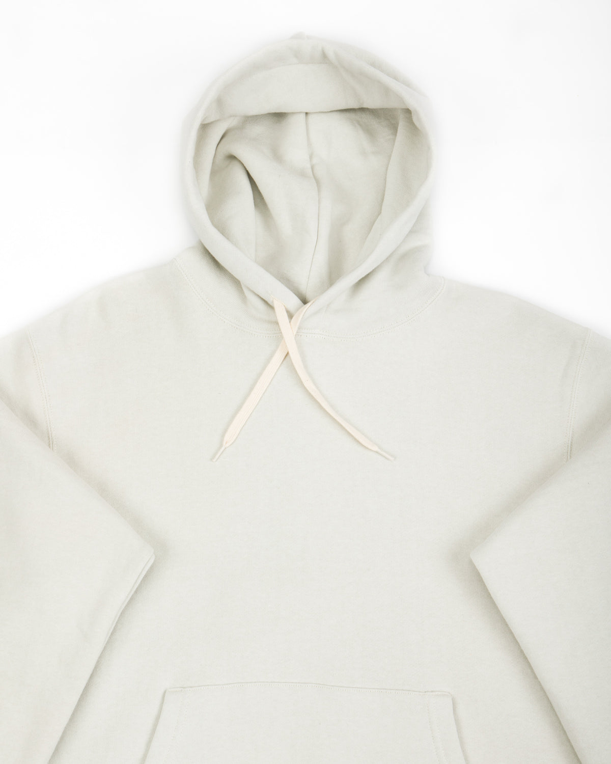 The Real McCoy's 10 oz Loopwheel Hooded Sweatshirt - Milk - Standard & Strange
