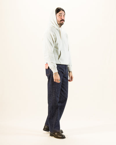 The Real McCoy's 10 oz Loopwheel Hooded Sweatshirt - Milk - Standard & Strange