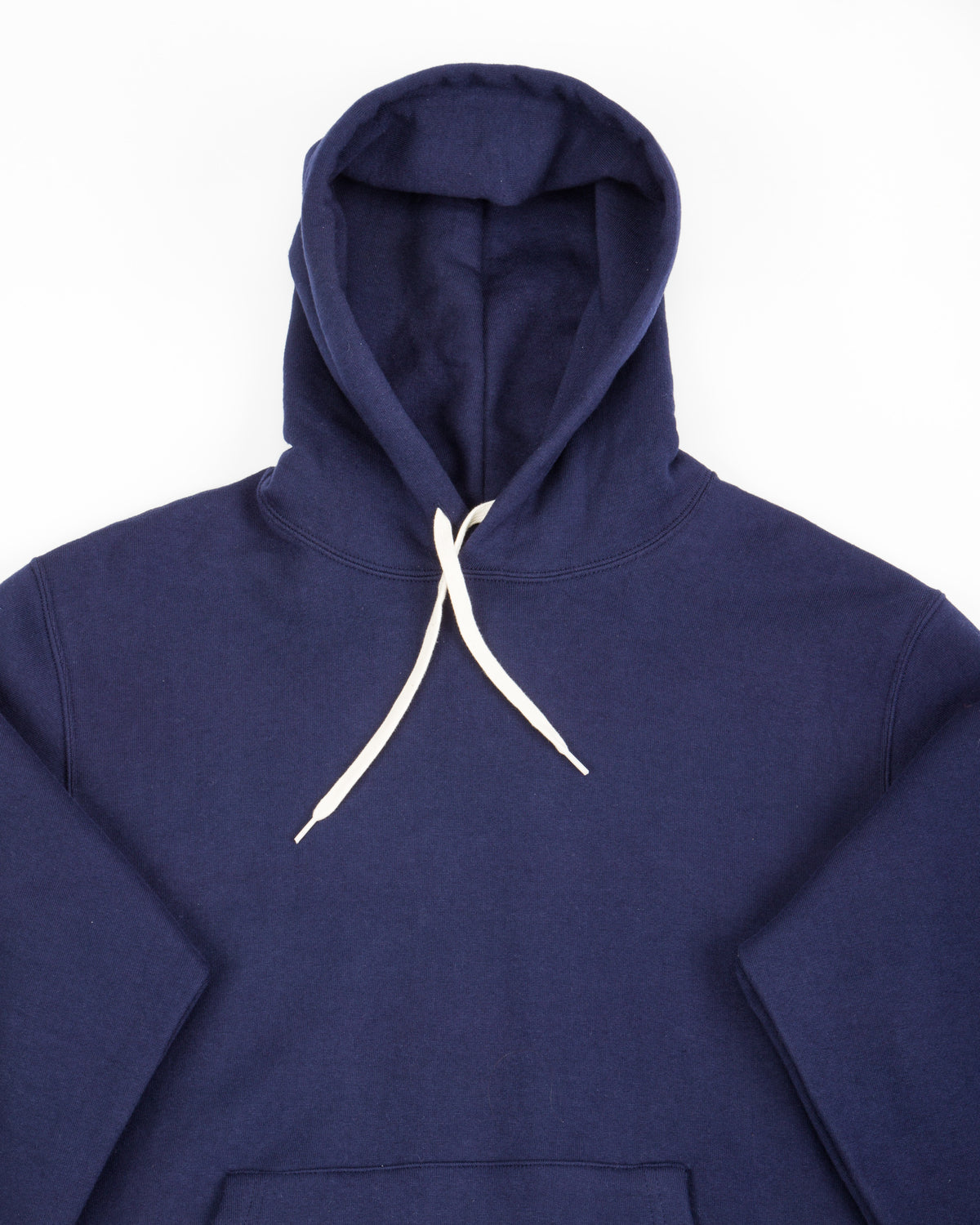 The Real McCoy's 10 oz Loopwheel Hooded Sweatshirt - Navy - Standard & Strange