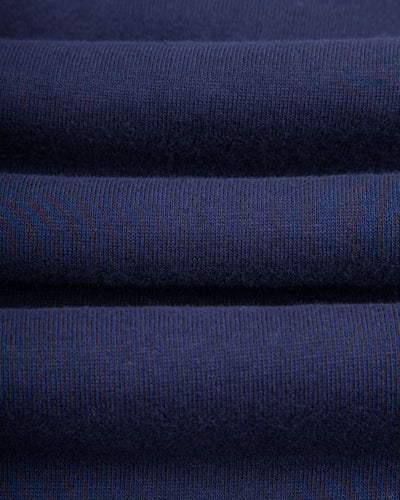 The Real McCoy's 10 oz Loopwheel Hooded Sweatshirt - Navy - Standard & Strange