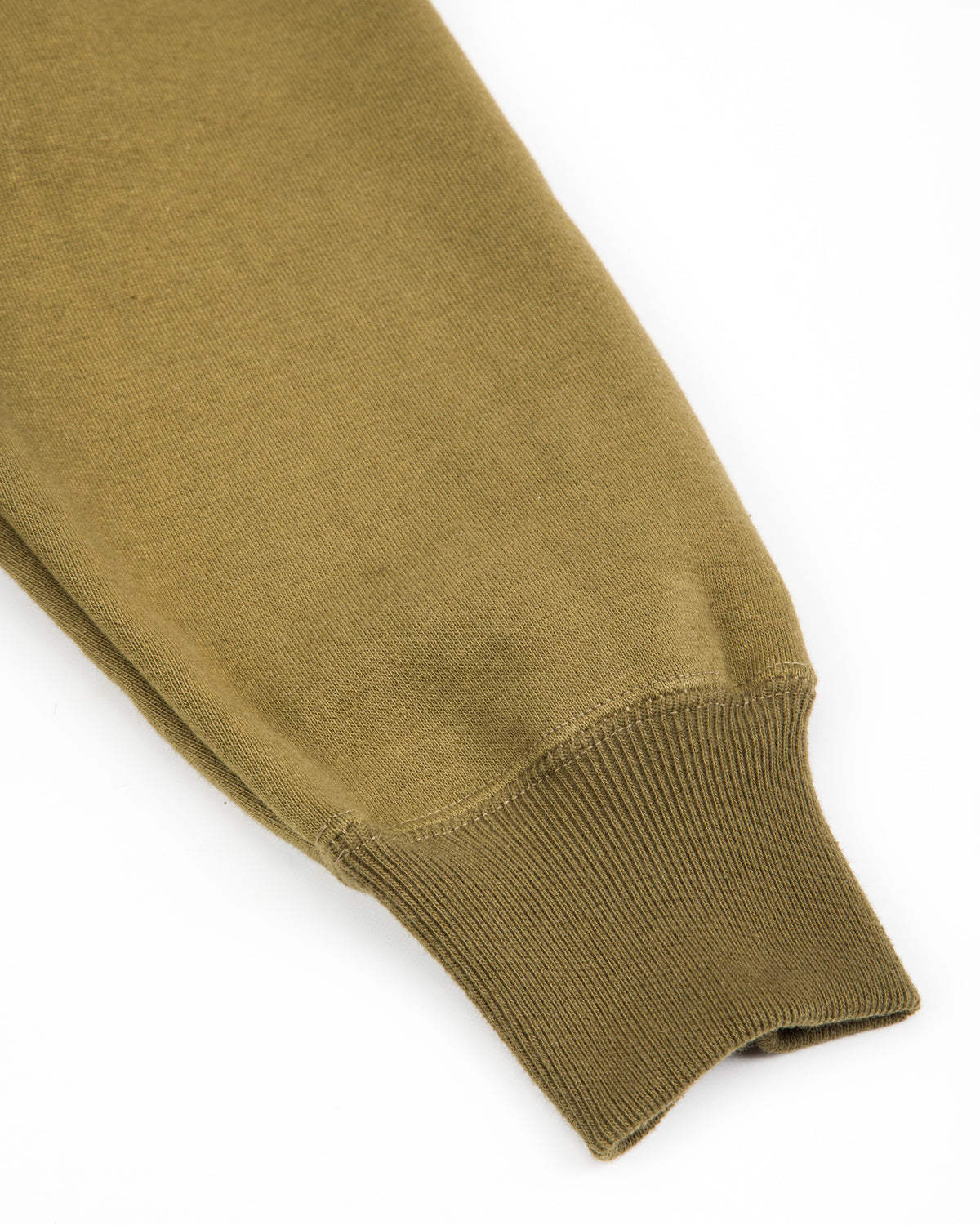 The Real McCoy's 10 oz Loopwheel Hooded Sweatshirt - Olive - Standard & Strange