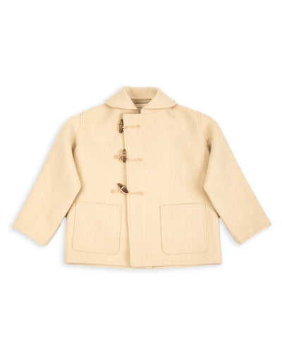 The Real McCoy's WWII British Fearnought Duffle Coat, ARP - Ecru - Standard & Strange